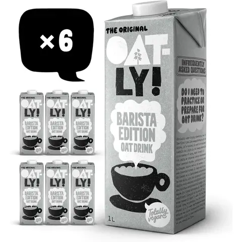 OATLY LONG LIFE BARISTA MILK 6x1L