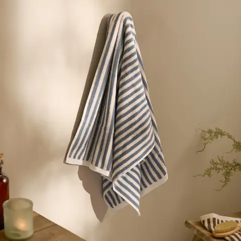 Yard Hand Towel Hebden Mineral Blue 50x100cm