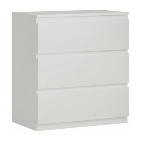 Vida Designs Drawer Chest Denver 3 Drawers White