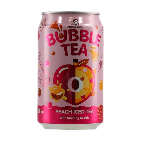 Madame Hong 【inkl. 0,15€】 Pfirsich-Oolong-Tee mit Popping-Boba 320ml