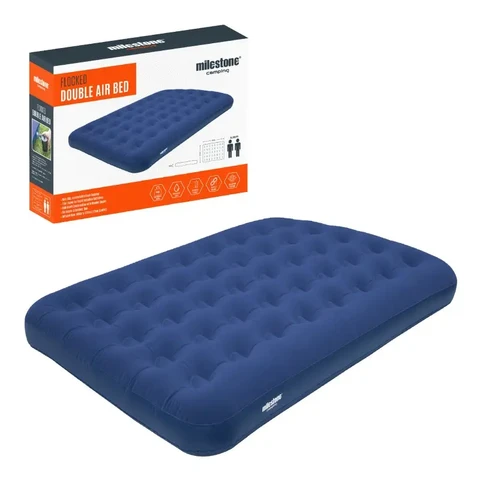 Milestone Double Flocked Airbed