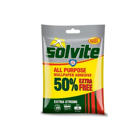 Solvite Extra Strong All-Purpose Wallpaper Adhesive 7.5Rolls