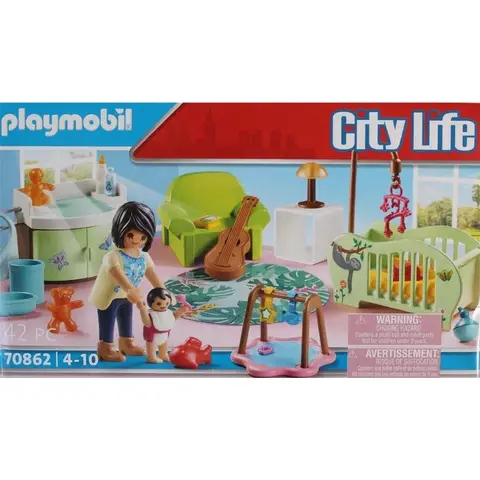 Playmobil City Life babykamer speelset - 11 x 29 x 18 cm, meerkleurig