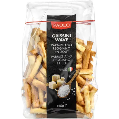 Deli Di Paolo Grissini Wave Parmigiano Salt 150g