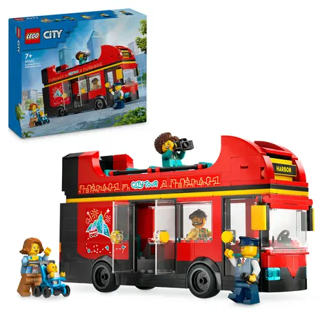 LEGO City 60407 Bus touristique rouge à deux étages