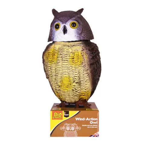 Big Cheese Moving Garden Owl