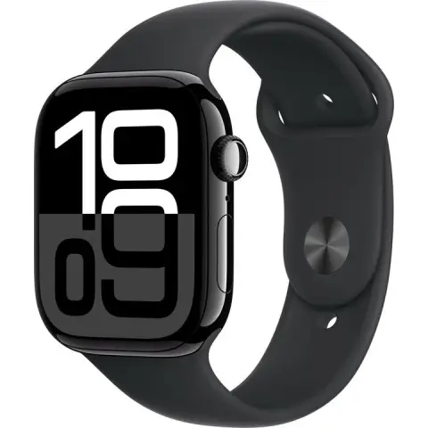 Apple Uhr S10 Cell 46mm Schwarz - Black SB M/L