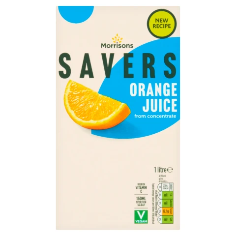 Morrisons Savers Orange Juice 1l