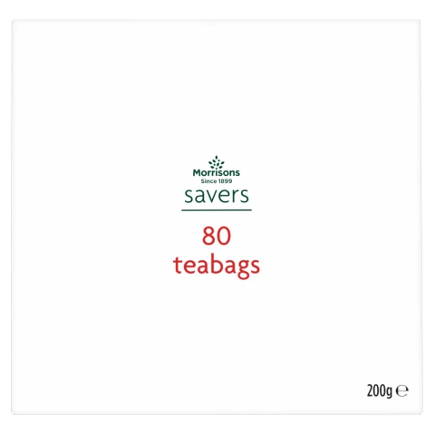 Morrisons Savers Tea Bags 80 pack