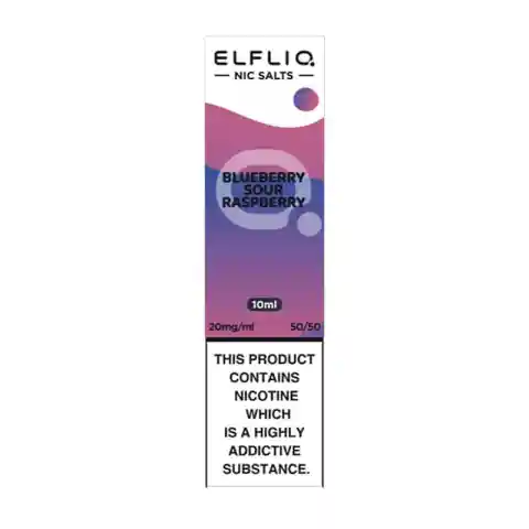 Elf Bar Elfliq Nic Salt Blueberry Sour Raspberry 10mg
