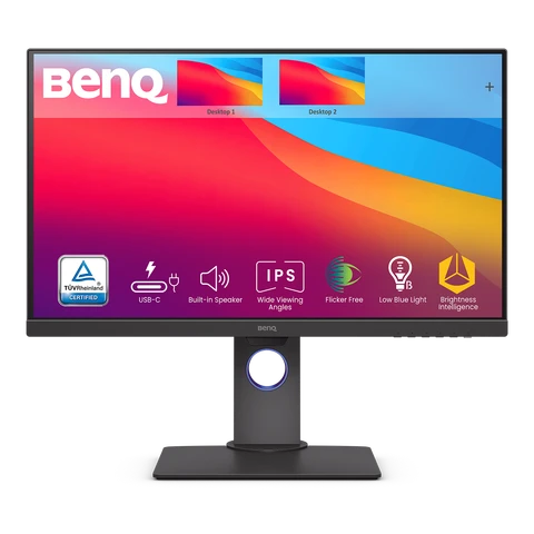 BenQ PD2705Q LED Display 68.6 cm (27") 2560*1440 Pixels Quad HD Grey