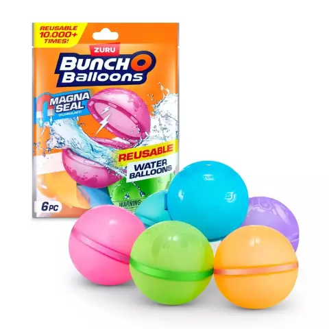 Bunch O Balloons Reusable Water Balloons 6 Pack