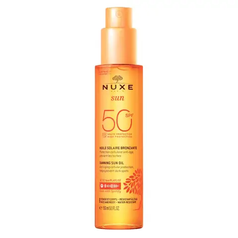 Nuxe Sun Tanning Oil Face and Body SPF 50 150 ml