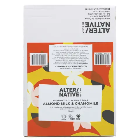 Alter/native By Suma Glycerine Soap - Almond Milk