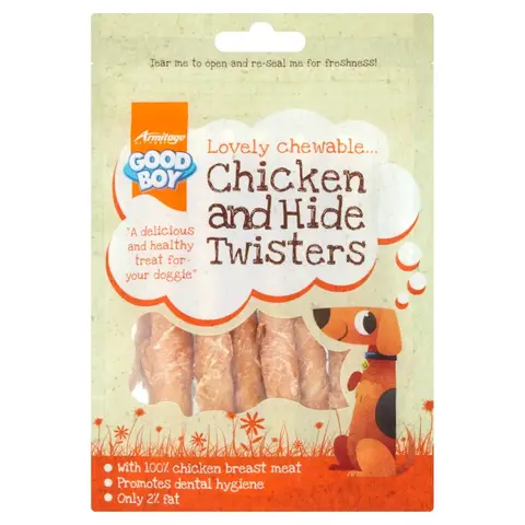 Good Boy Chicken and Hide Twisters 70g