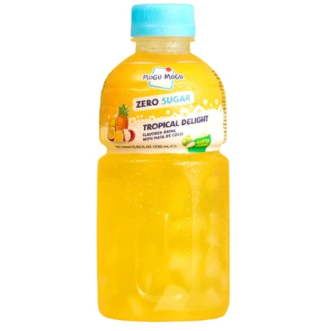 Mogu Mogu Nata De Coco Drink Tropical Delight Zero Sugar  320ml