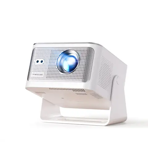 MAGCUBIC HY350MAX 8K Unterstützung nativer 1080P Full HD Beamer, 900 ANSI, Autofokus, Auto-Keystone-Filmprojektor mit WiFi 6 & BT 5.4, Android 14 mit integrierten Apps, smarter Beamer für Heimkino.