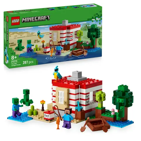 LEGO Minecraft 21275 La maison en TNT de la jungle