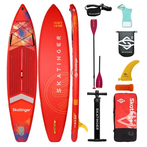 SKATINGER Interstellar red 11'6"*32"*6"