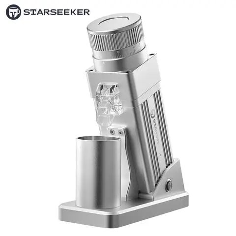 STARSEEKER E55 Pro Moulin à café électrique - Argent 