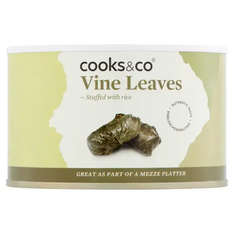 Cooks & Co Vine Leaves Stuffed with Rice 400g