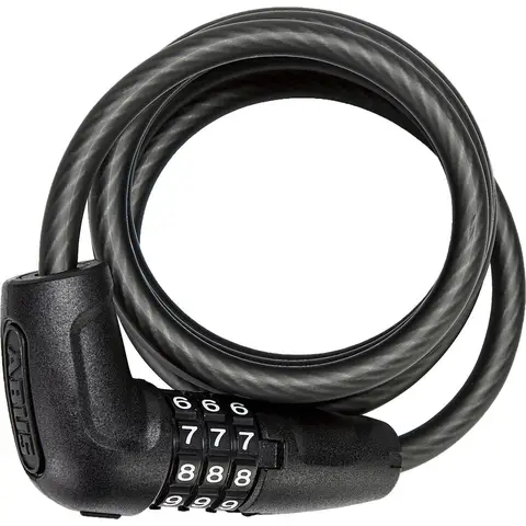 ABUS Germany Spiraalkabelslot - 150 cm, zwart
