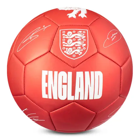 Hy-Pro Football England Phantom Signatures Turbine Red Size 5