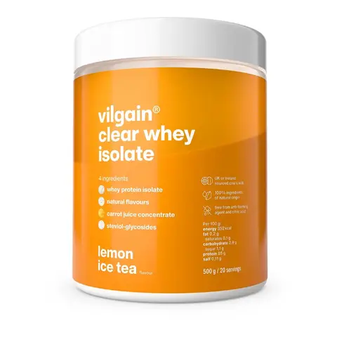 Vilgain Clear Whey Isolate Lemon Ice Tea - 500g