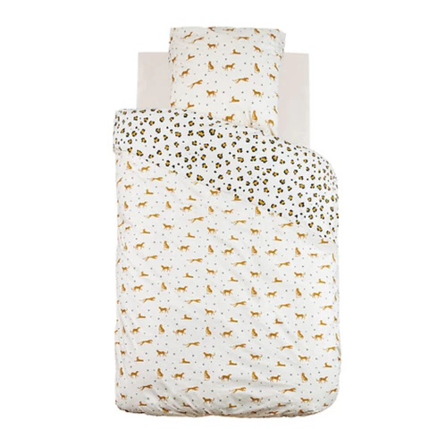 Leoparden-Bettwäsche-Set 140 x 200 cm
