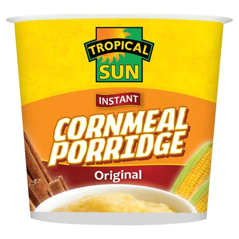 Tropical Sun Cornmeal Porridge Pots Original 70g
