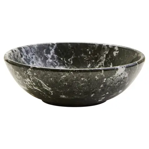 Maison by Premier Marmore Black and White Marble Bowl