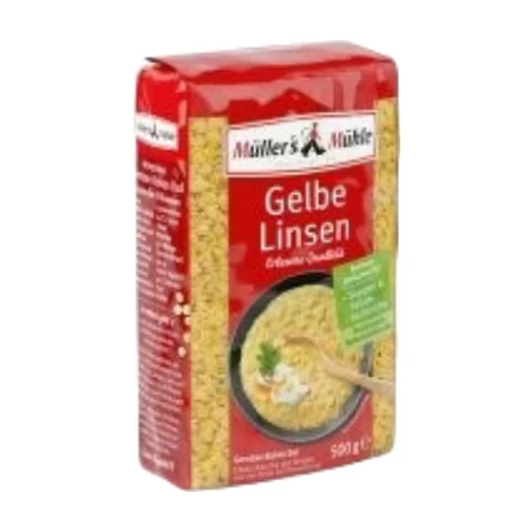 Müller's Mühle Gelbe Linsen 500 g
