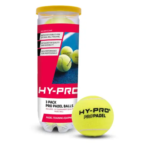 Hy-Pro 3pk Padel Balls
