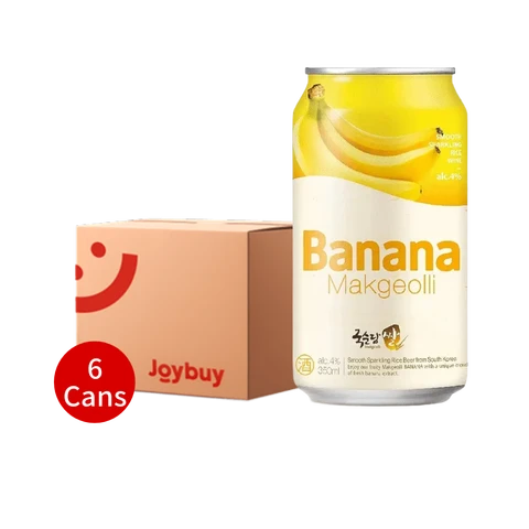 Kooksoondang Rice Makgeolli Banana Can 6x350ml 4%