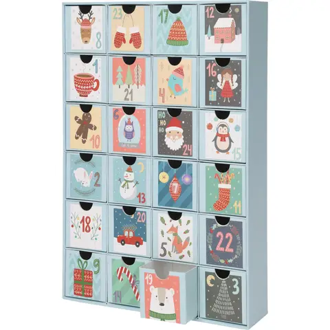 Koopman Adventskalender Set van 24st