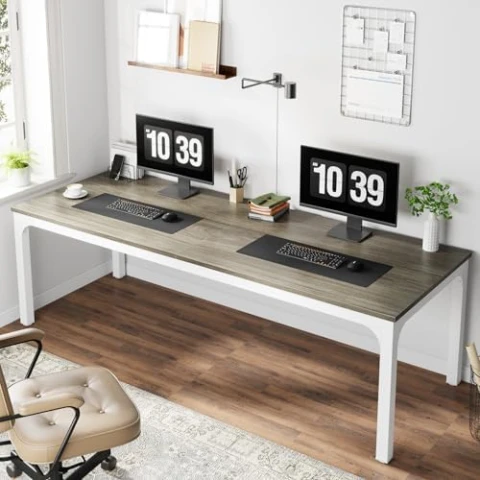 Tribesigns Computer-Tisch 200x70x75 cm 1 Stück Home Office/Arbeitszimmer