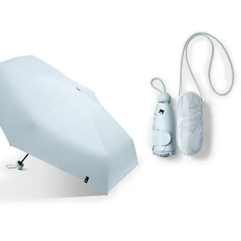 Beneunder BM525, 5-Fold Schwarz Gel Schirm Outdoor winddicht wasserdicht, & Capsule Design, Lightweight for Commute/Travel, Light Grau, F, Paargeschenk perfektes Geschenk