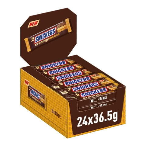 Snickers Creamy Peanut Butter Schokoriegel 24 × 36,5 g