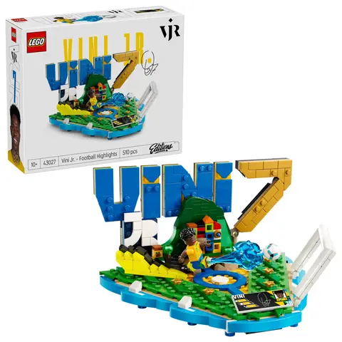 LEGO Editions Football 43027 Vini Jr. – Fußball-Highlights