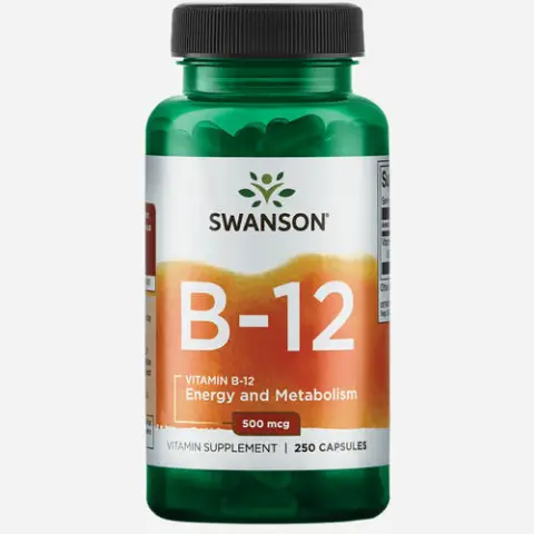 Vitamine B-12 500mcg 250 pièces (250 doses)