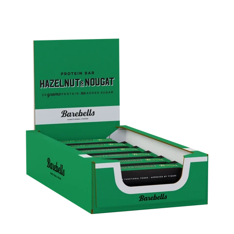Protein Bars Hazelnut & Nougat 660 grams (12 bars)