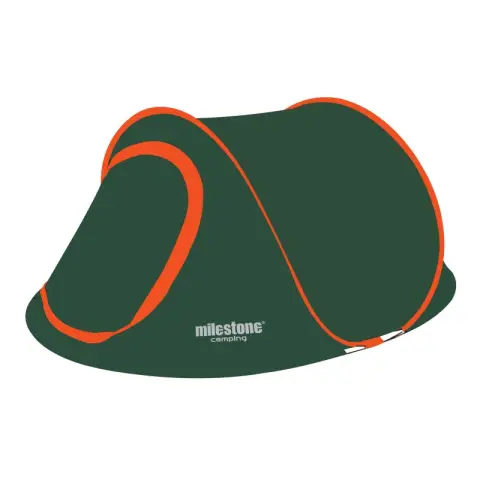 Milestone 2 Man Pop Up Tent - Evergreen