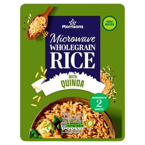 Morrisons Microwave Wholegrain Rice & Quinoa 220g