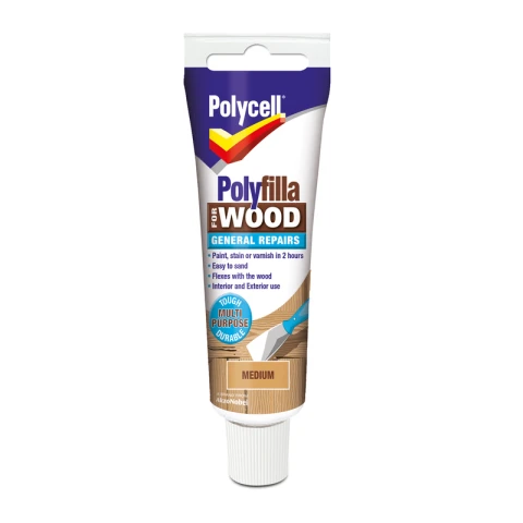 P/C WOOD FILLER MED 75G    PK6 NT