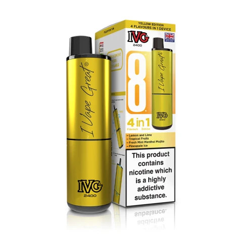 Ivg 2400 Rechargeable 4 In 1 Yellow Edition