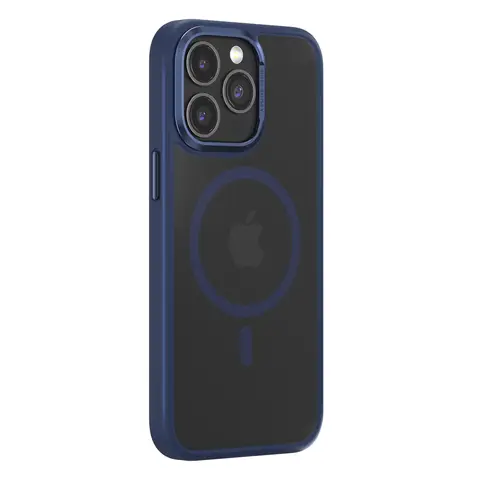comma  Joy Elegant Magnetic Anti-shock Case iPhone15 blue