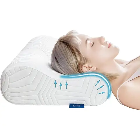 Memory Foam Kopfkissen, Nackenkissen Ergonomisches Schlafkissen