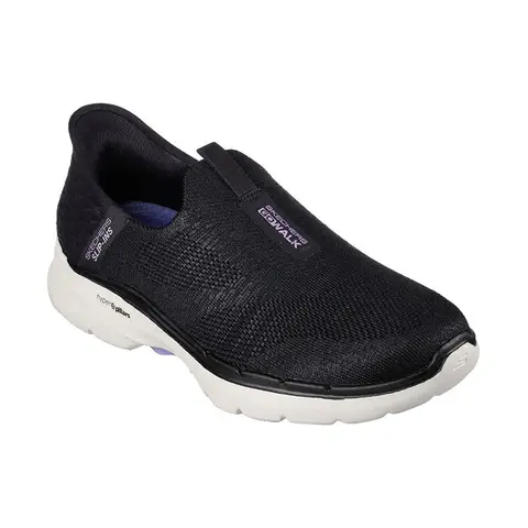 Skechers Slip-Ins Go Walk 6 Fabulous View Baskets noir et violet - Pointure 37