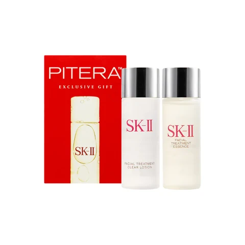 SKII Gesichtspflege-Essenz + Klärende Lotion Reise-Set Zwei Reise-Sets (30ml +30ml)