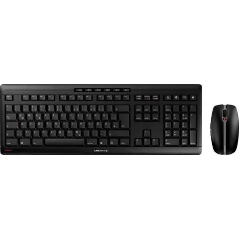 CHERRY STREAM DESKTOP RECHARGE - Keyboard and Mouse Set - QWERTZ - German - Black